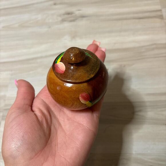 handmade min wooden jar - Picture 5 of 5